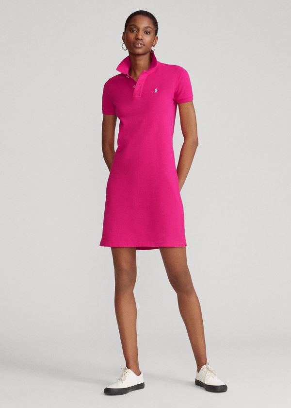 Women's Polo Ralph Lauren Cotton Mesh Polo Dress | 310289ZXC